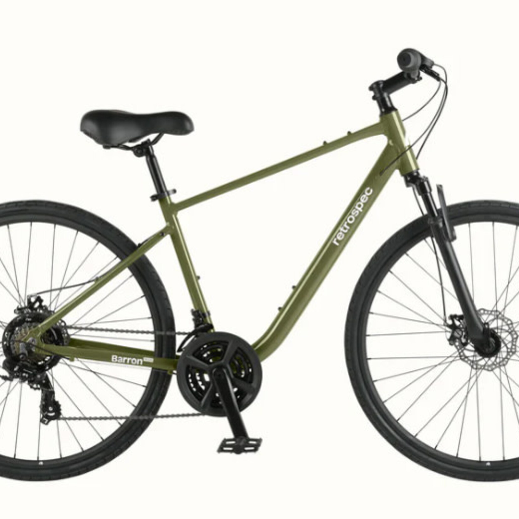 retrospec Barron Plus Comfort Hybrid Bike - 21 Speed