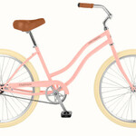 retrospec Chatham Beach Cruiser Bike - Step Through Single Speed Pink