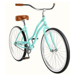 retrospec Chatham Beach Cruiser Bike - Step Through Single Speed-Seafoam