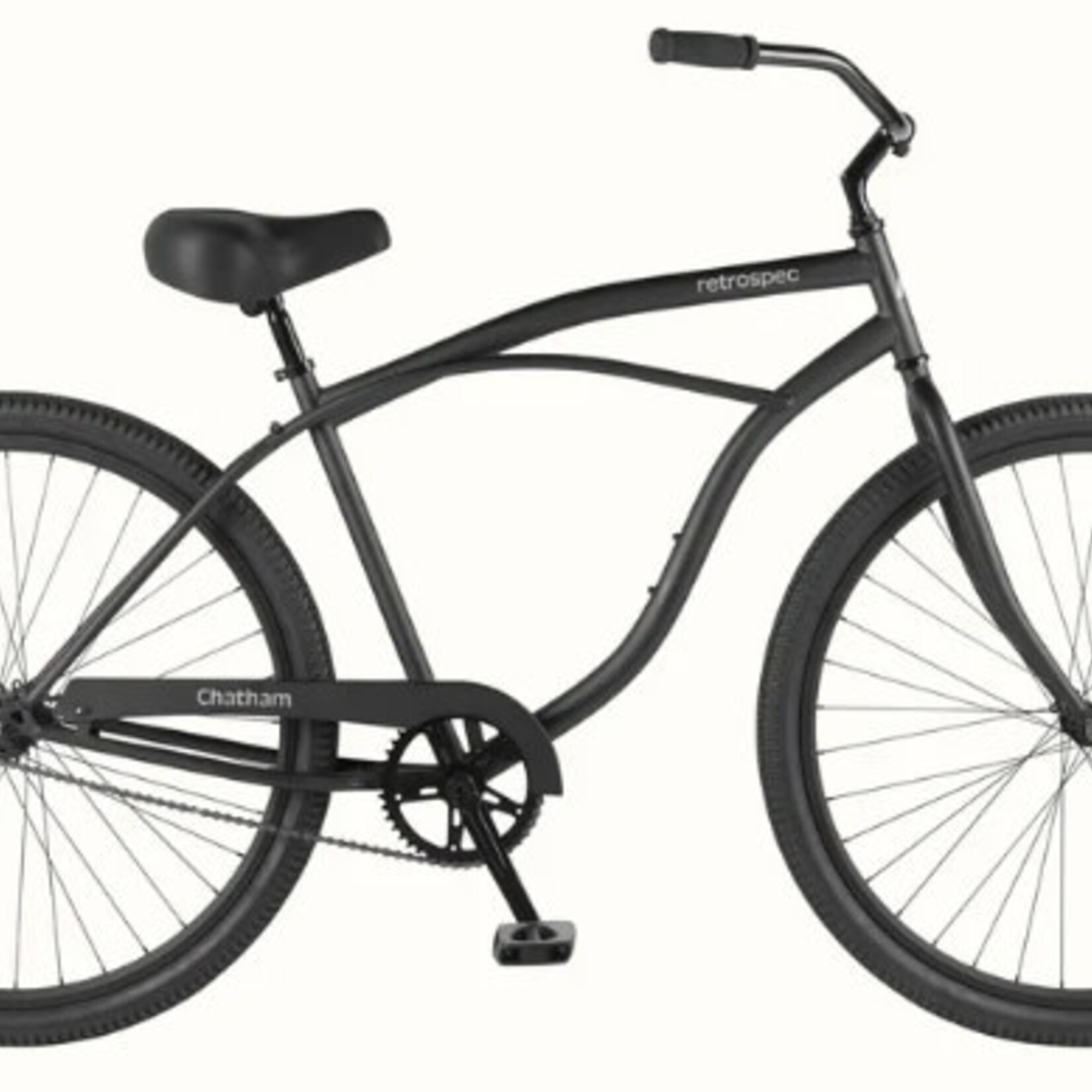 retrospec Chatham 29" Beach Cruiser in Matte Black