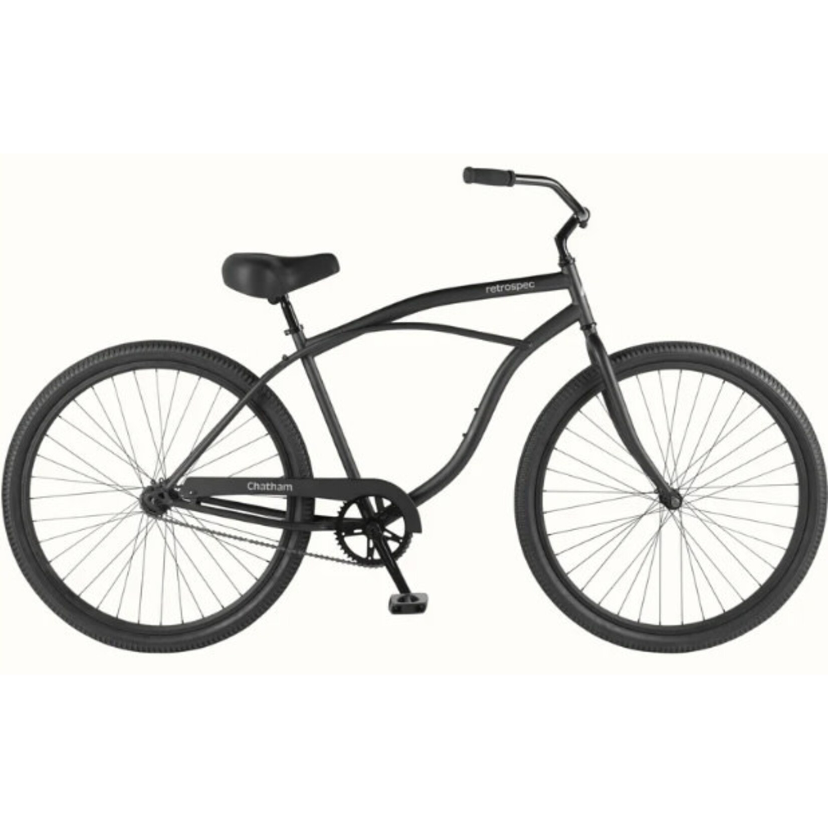 retrospec Chatham 29" Beach Cruiser in Matte Black
