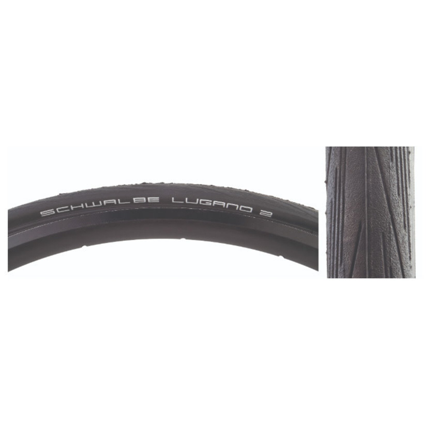 SCHWALBE TIRE SWB LUGANO II 700x28 ACTIVE LITE K-GUARD BK/BSK SILCA WIRE