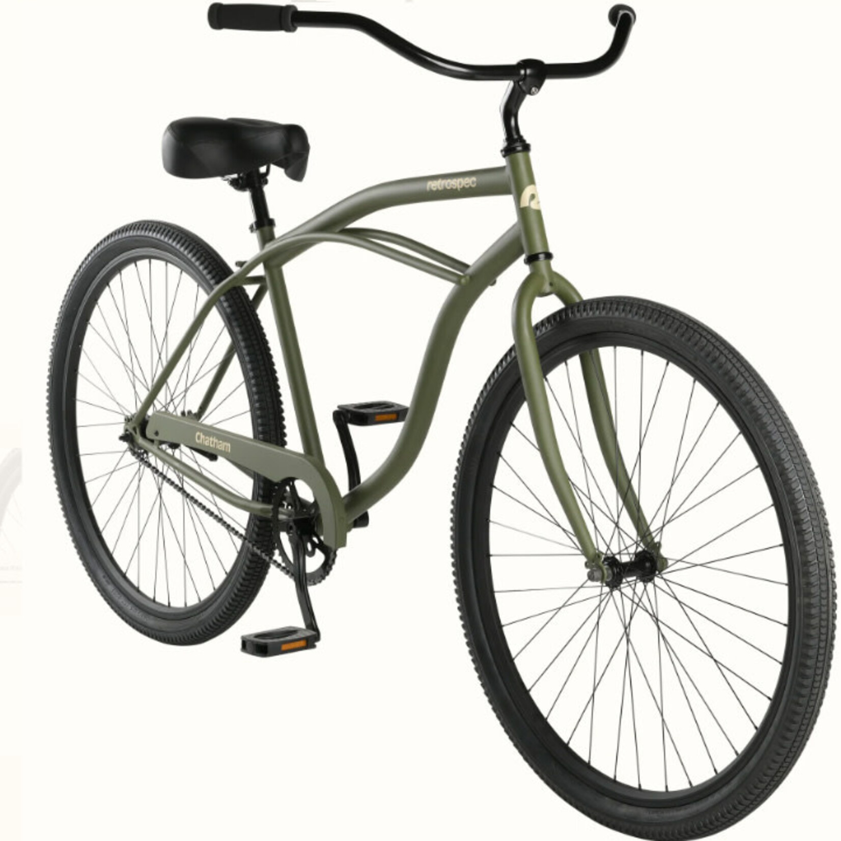 retrospec Chatham 29" Beach Cruiser in Matte Olive Drab