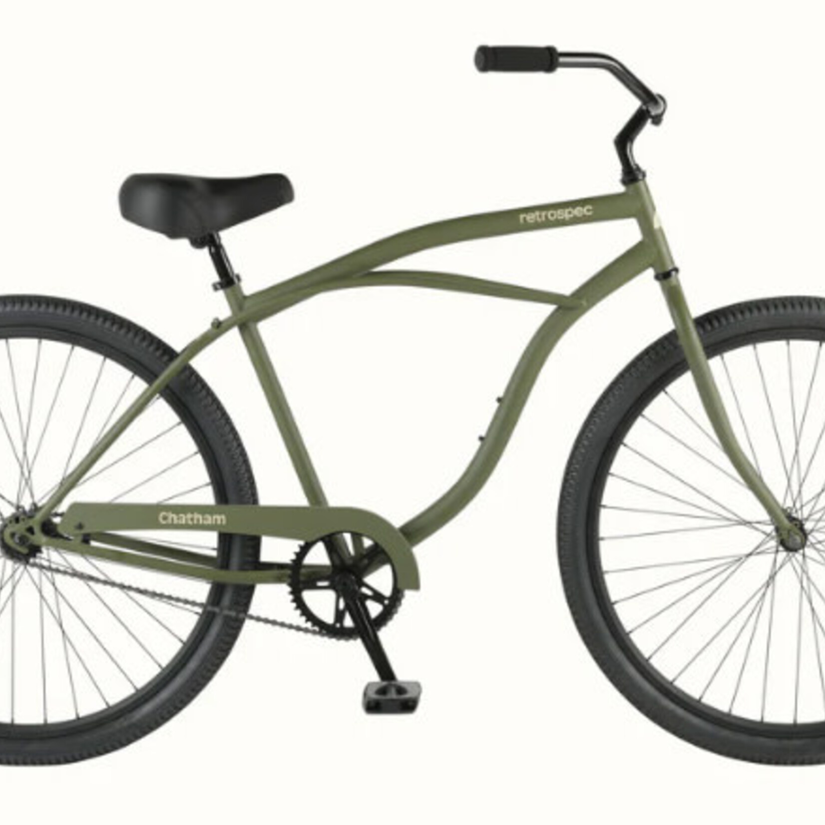 retrospec Chatham 29" Beach Cruiser in Matte Olive Drab