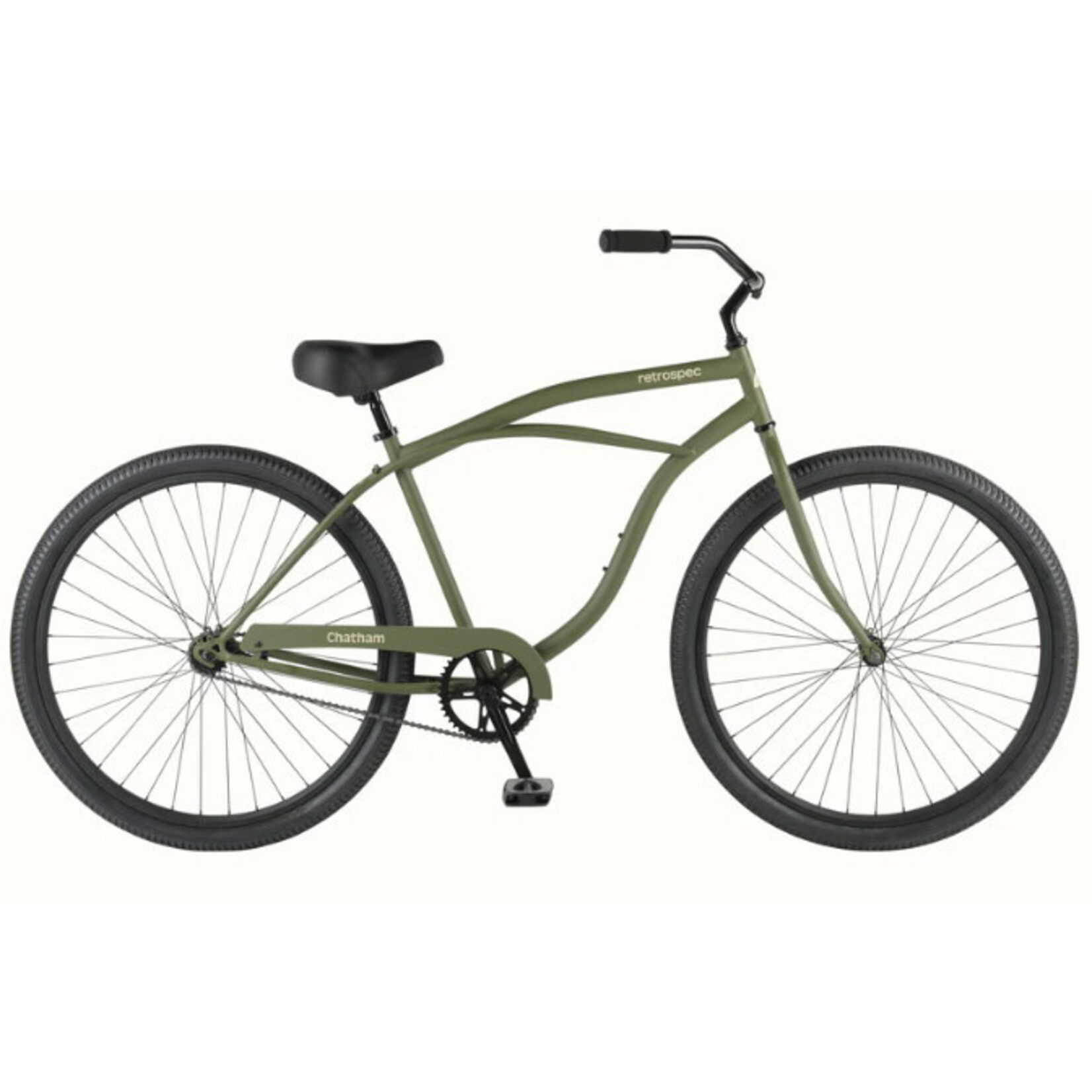retrospec Chatham 29" Beach Cruiser in Matte Olive Drab