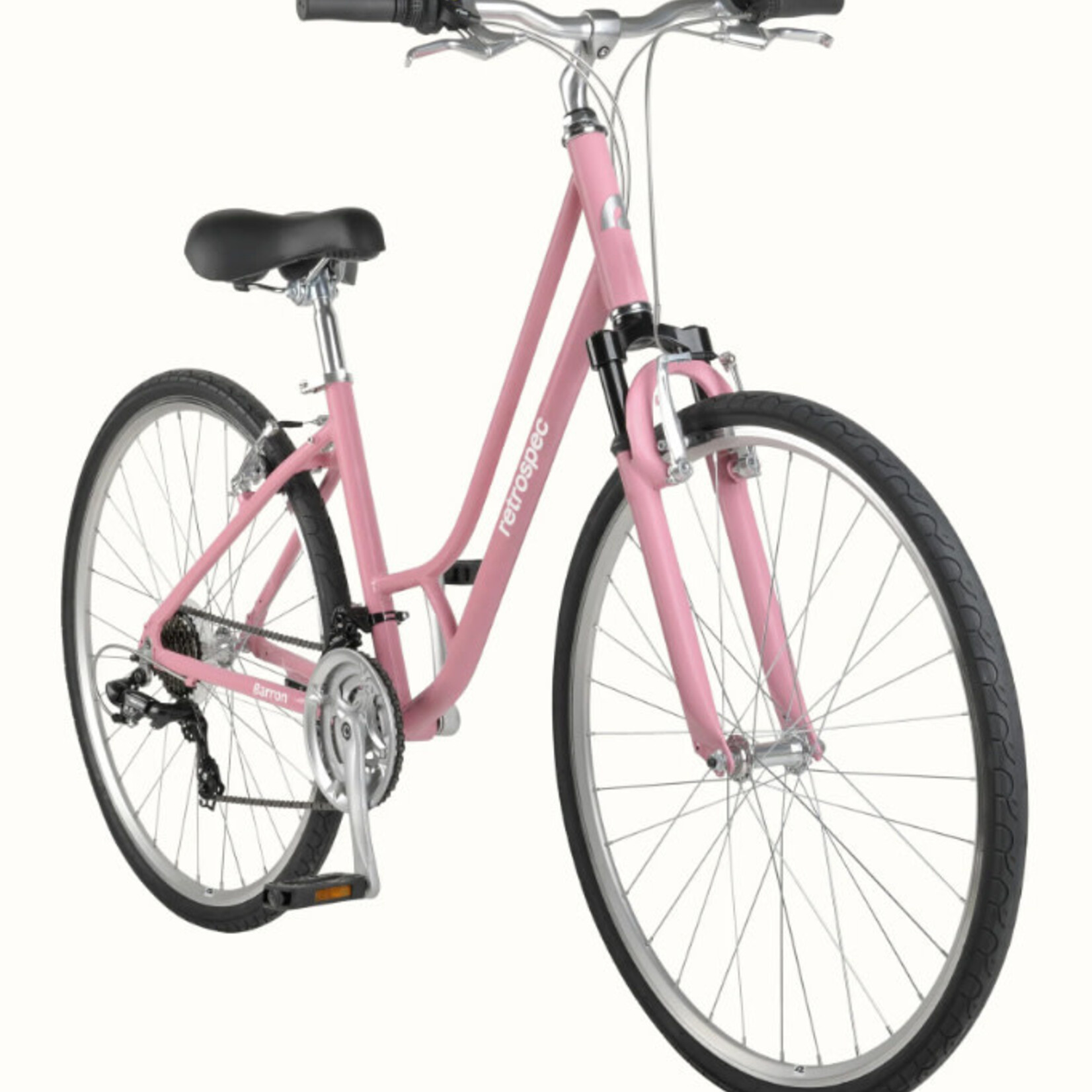 retrospec Barron Comfort Hybrid Bike - Step Through 21 Speed