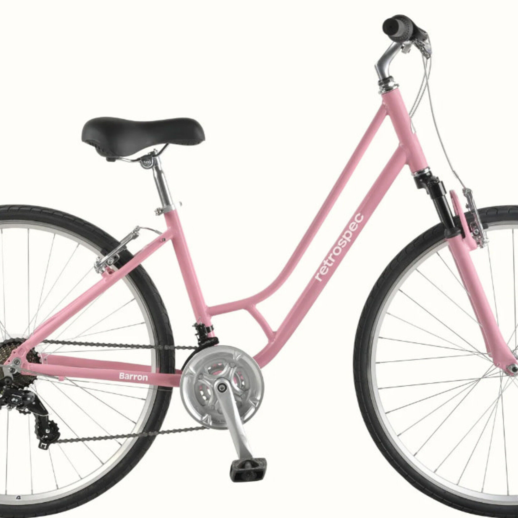 retrospec Barron Comfort Hybrid Bike - Step Through 21 Speed