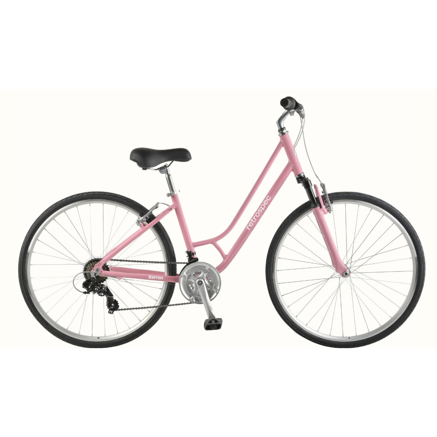 retrospec Barron Comfort Hybrid Bike - Step Through 21 Speed