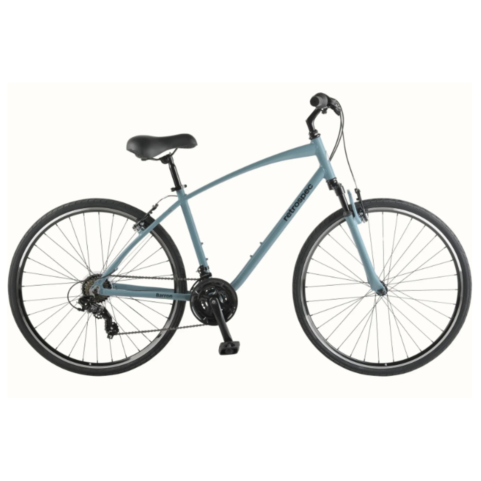 retrospec Retrospec Barron Comfort Hybrid Bike - Blue Fog
