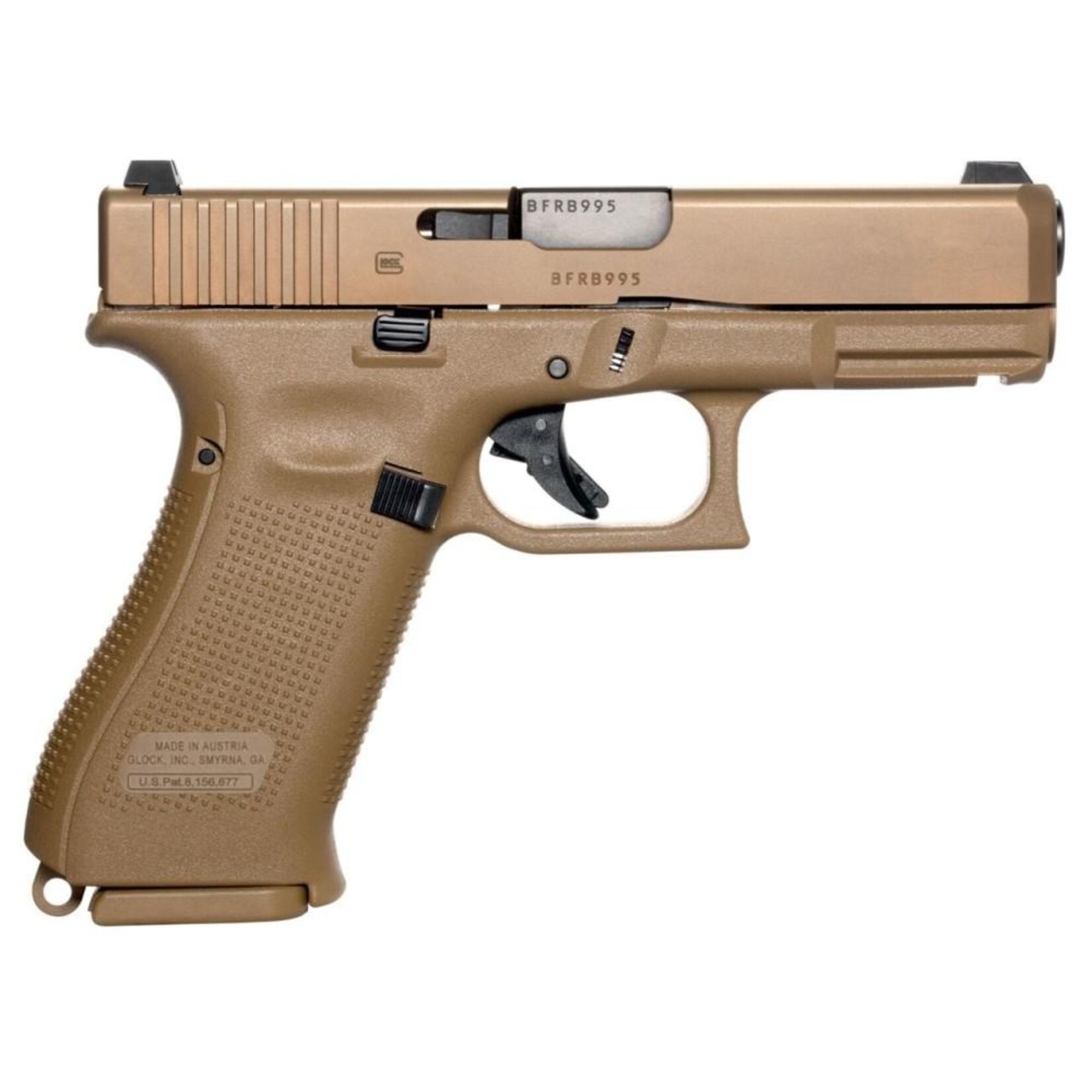 GLOCK GLOCK G19X, 9MM, 4" BBL, COYOTE, 19+1