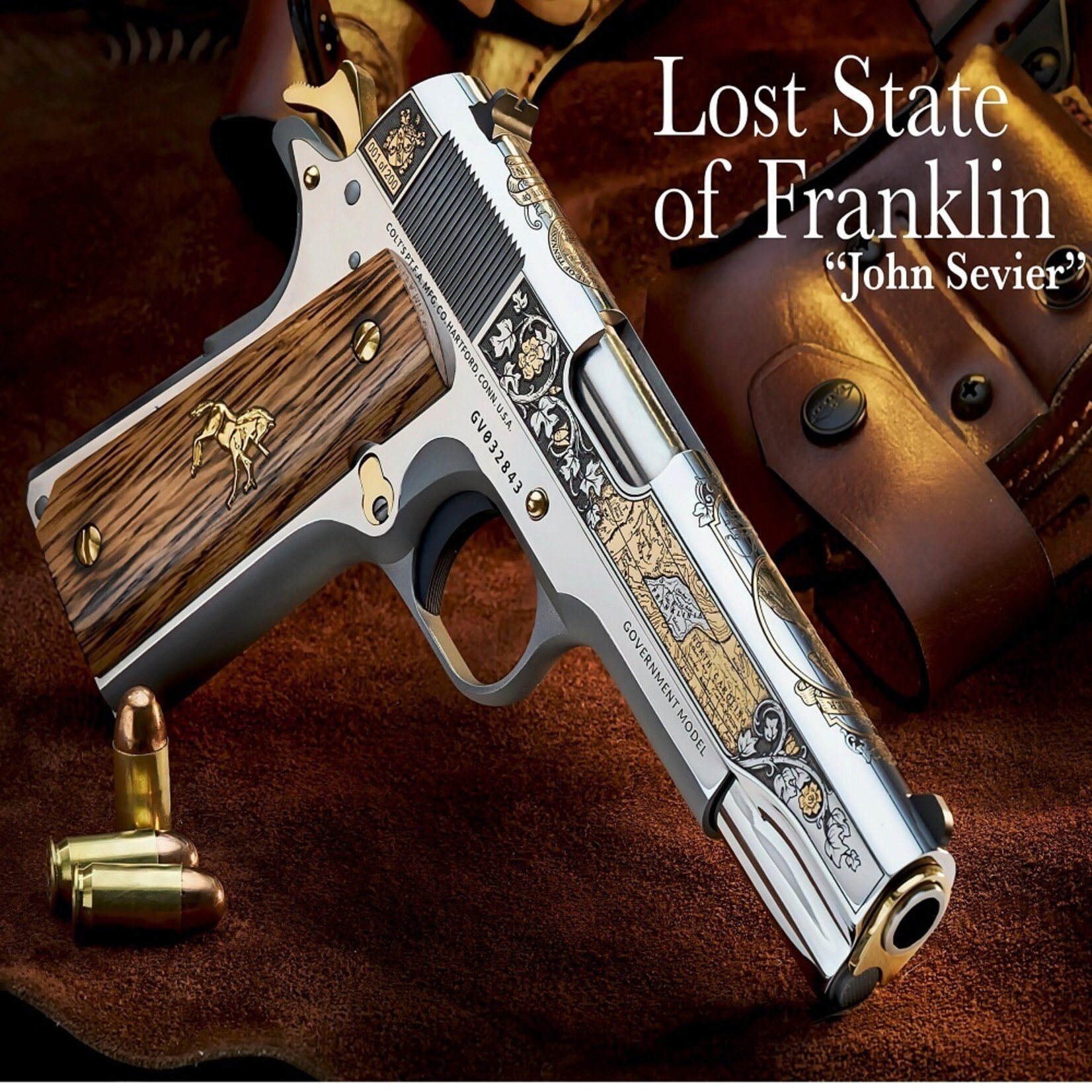 COLT ARMS COLT, LOST STATE OF FRANKLIN, 45ACP, 7+1, LIMITED (1 OF 200).