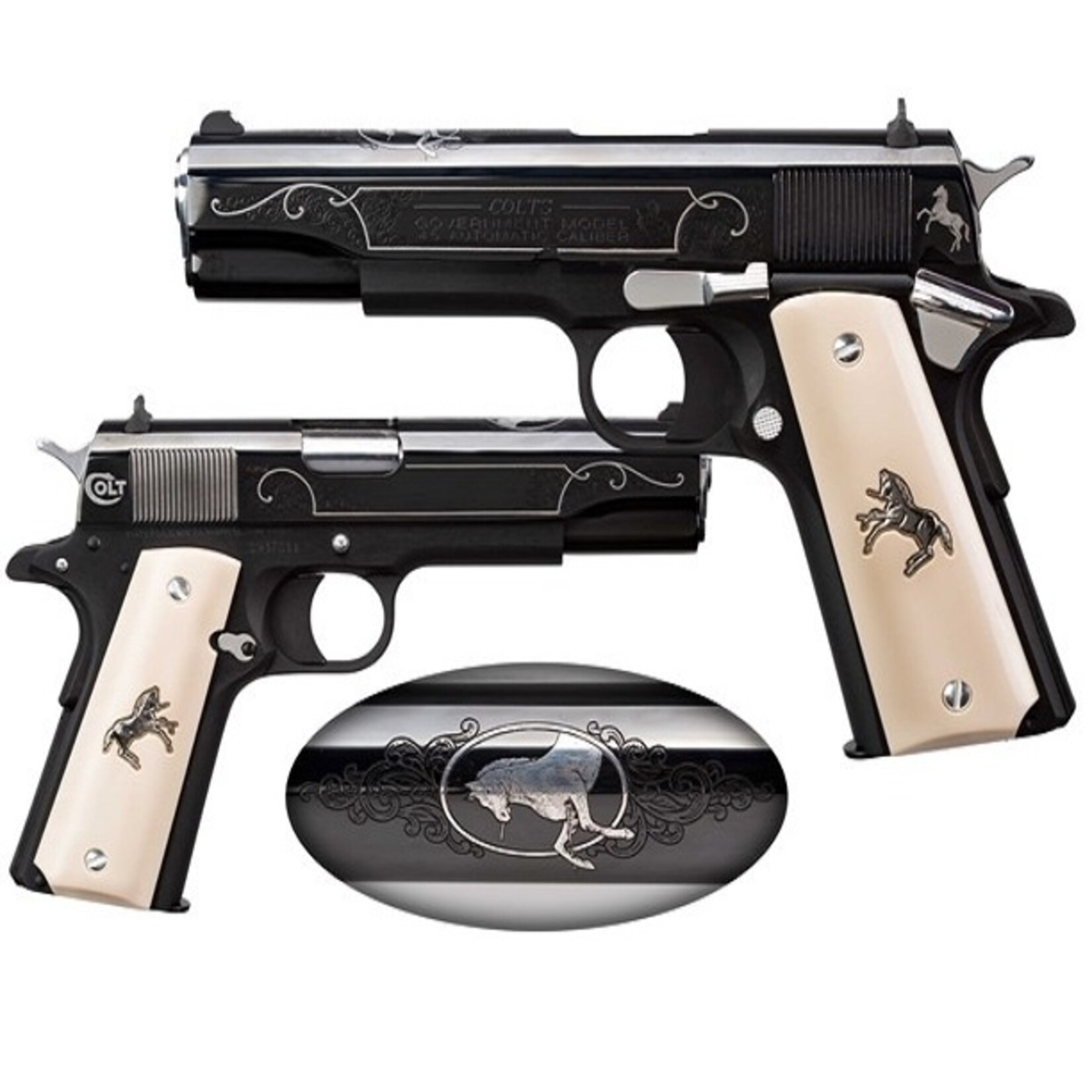 COLT ARMS COLT, SILVER PREMIER, 45ACP, 8+1, LIMTED EDITION (1 OF 500)