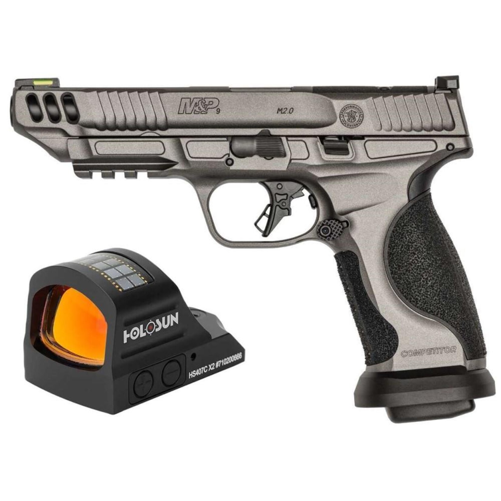 SMITH & WESSON S&W M&P 2.0 COMPETITOR , 9MM,  5.0''BBL, TUNG METAL, 17+1