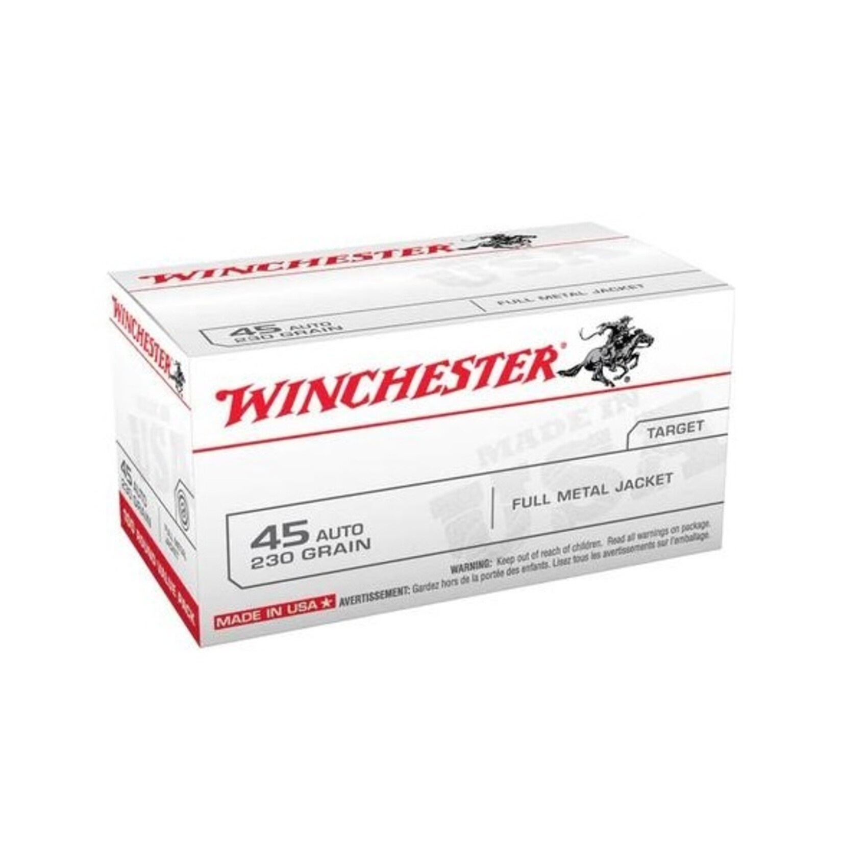 WINCHESTER WINCHESTER USA VALOR 45ACP 100RD PACK