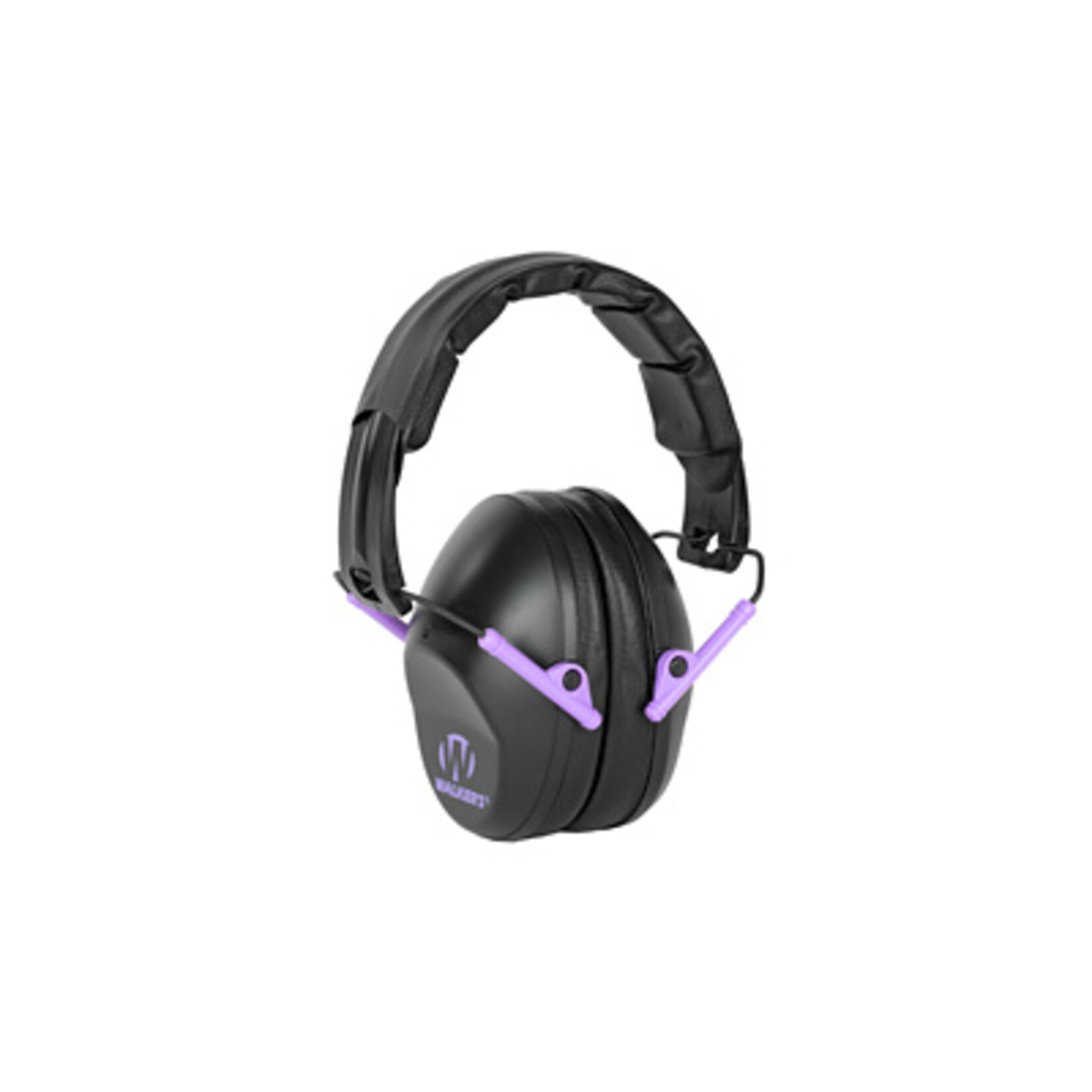 WALKER'S EAR PRO WALKERS GAME EAR PRO-LOW PROFILE FOLDING EARMUFF - BLACK/PURPLE