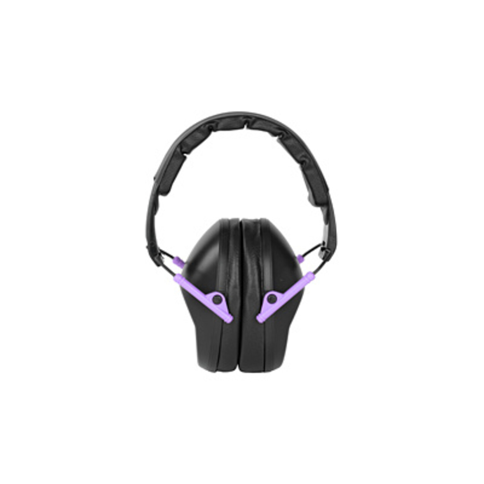 WALKER'S EAR PRO WALKERS GAME EAR PRO-LOW PROFILE FOLDING EARMUFF - BLACK/PURPLE