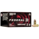 FEDERAL AMMO FEDERAL 9MM, 115GR, FMJ, 100RDS