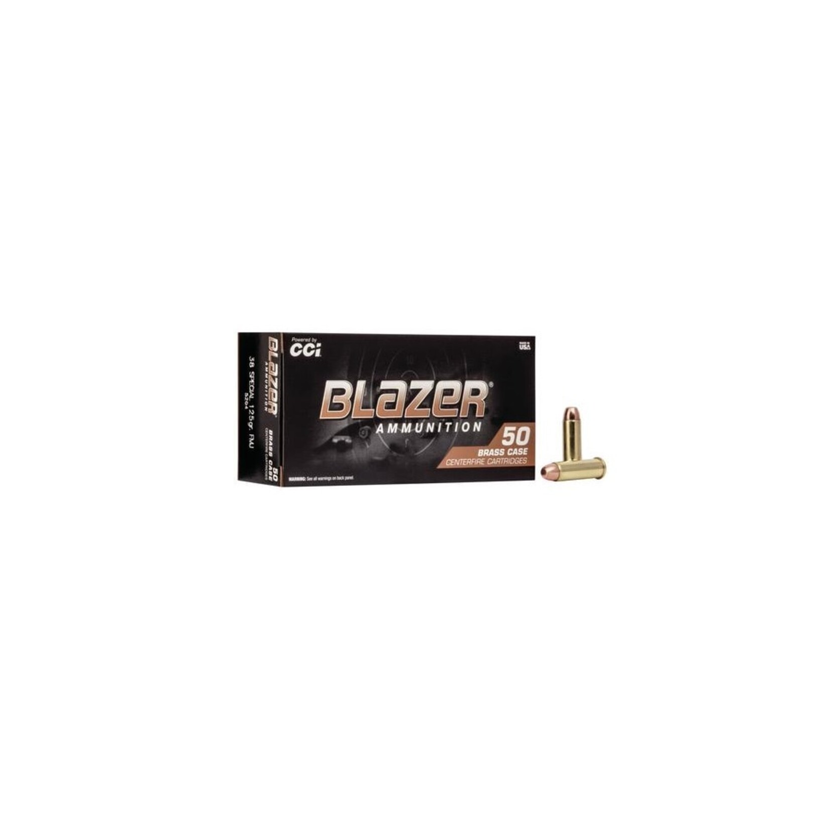 BLAZER BLAZER 38SPL, 125GR, FMJ, 50RDS