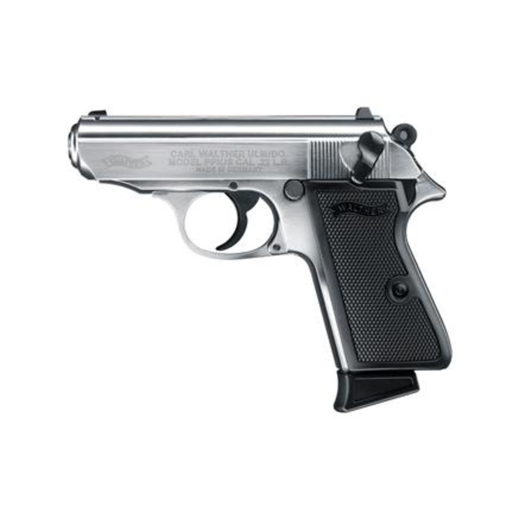 WALTHER ARMS WALTHER PPK/S, 22LR, 3.3" BBL, NICKEL, 10+1