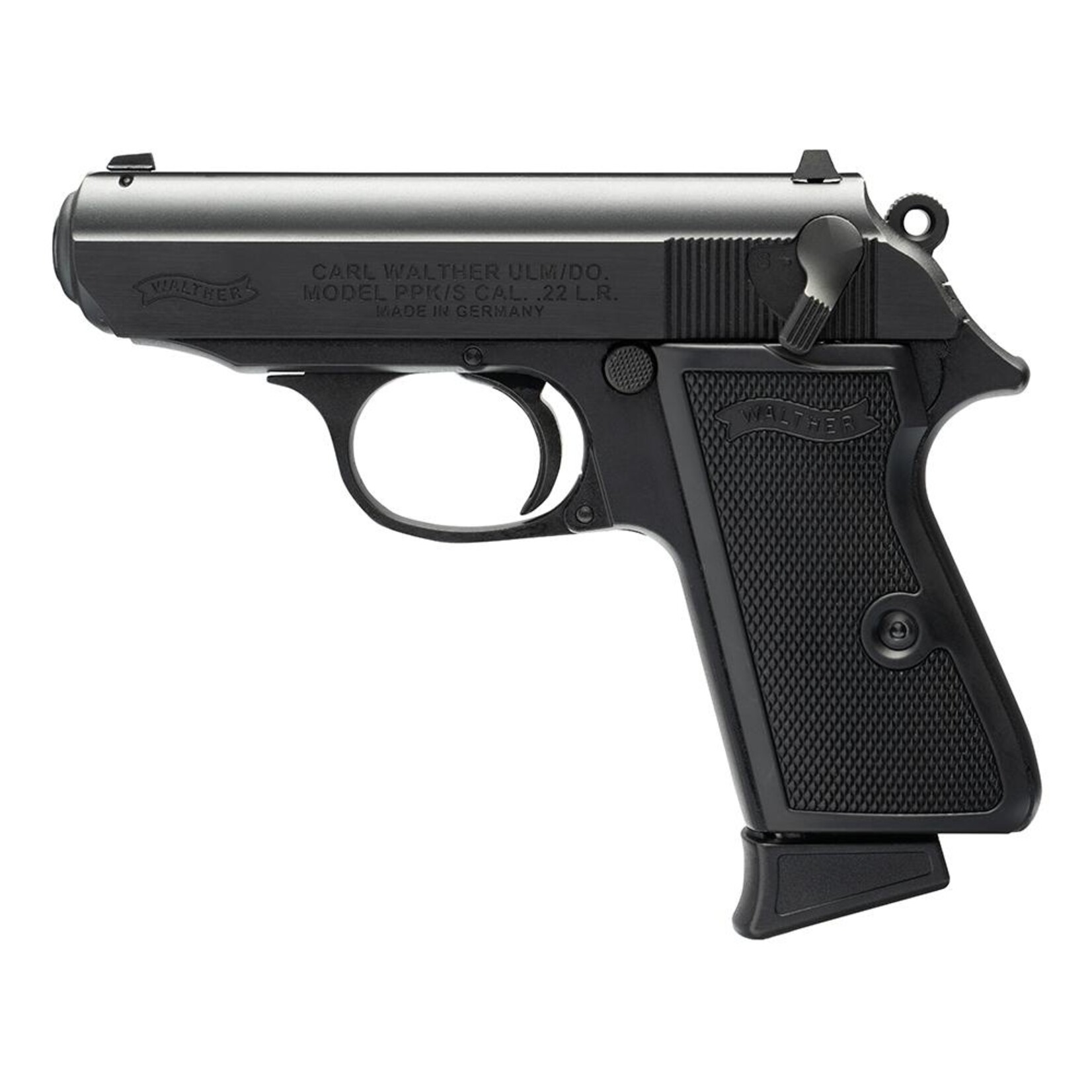 WALTHER ARMS WALTHER, PPK/S, .22LR, 3.3" BBL, BLK, 10+1