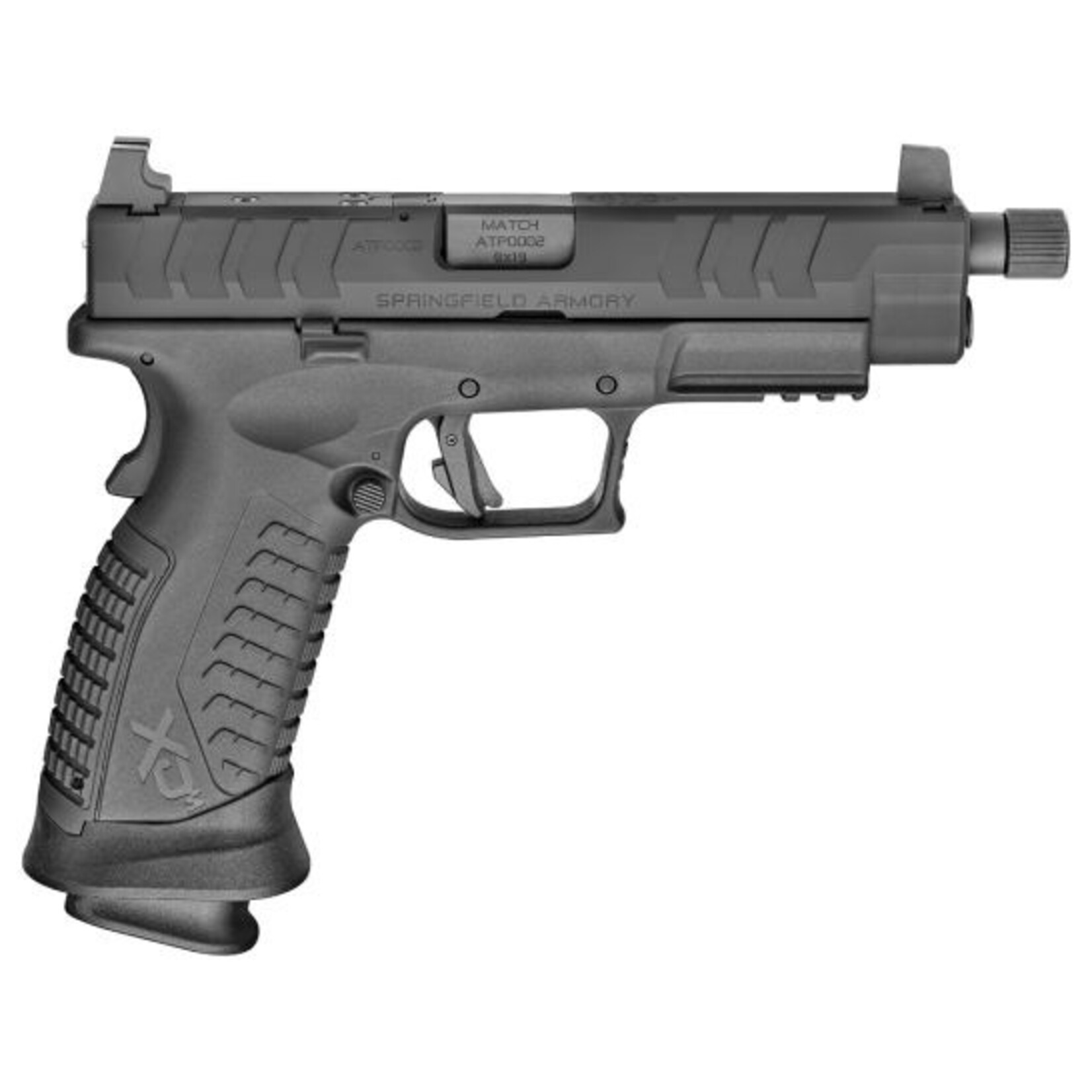 SPRINGFIELD *NFA BUNDLE* SPRINGFIELD XDM ELITE, 9MM, 4.5"THREADED BBL W/ CAN, BLK, 35+1 (GEAR UP)