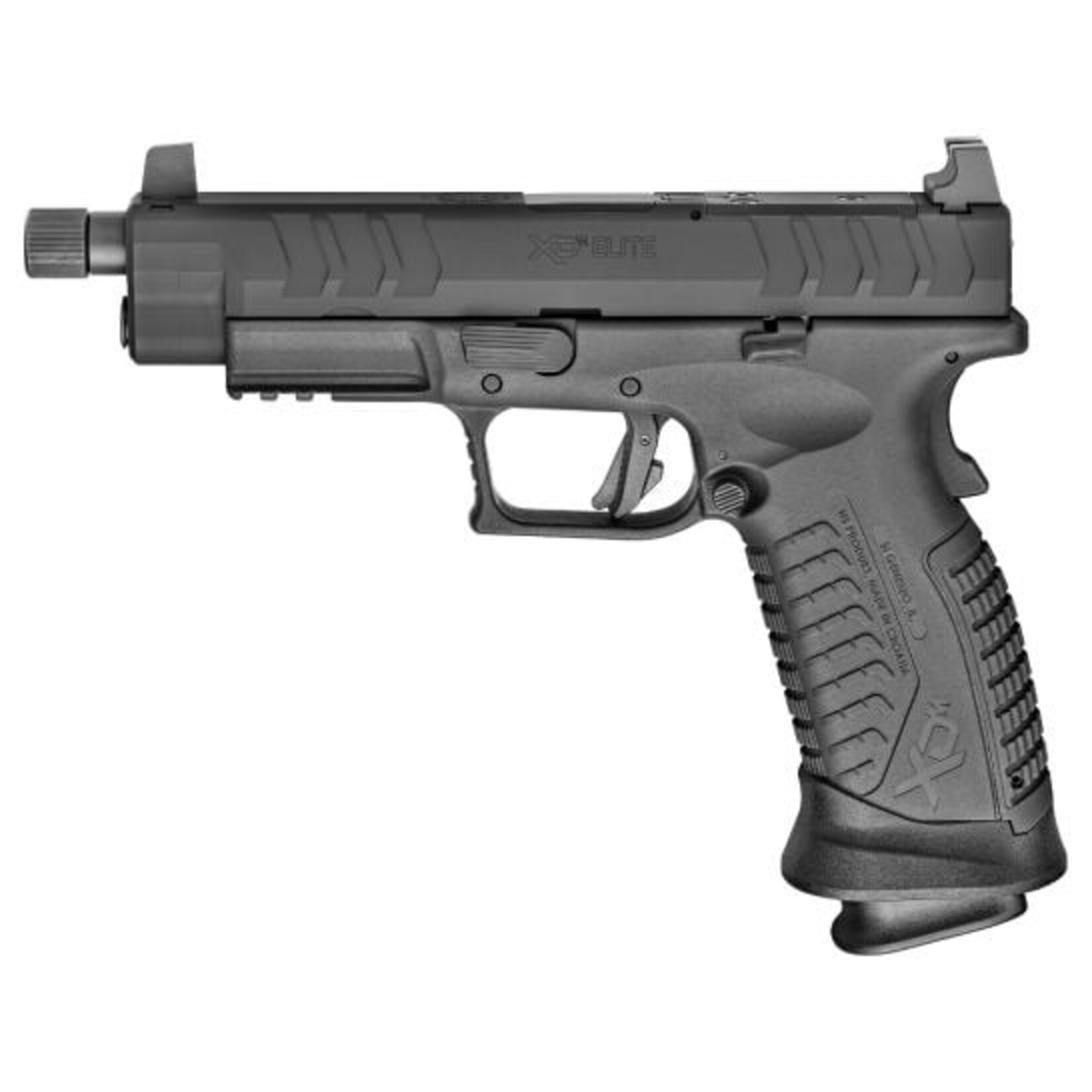 SPRINGFIELD *NFA BUNDLE* SPRINGFIELD XDM ELITE, 9MM, 4.5"THREADED BBL W/ CAN, BLK, 35+1 (GEAR UP)