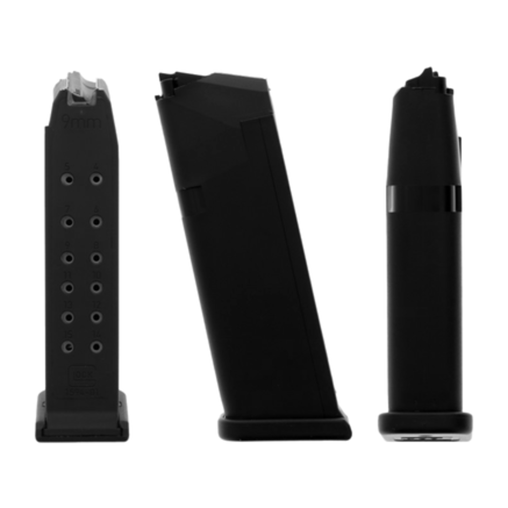 GLOCK GLOCK 19 15RD MAGS BLK FOLLOWER