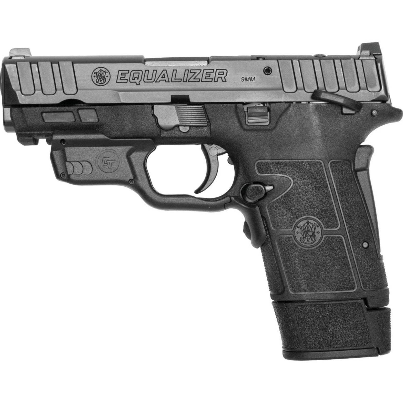 SMITH & WESSON S&W EQUALIZER TS W/ LASER 9MM, 3.68''BBL, BLK, 15+1
