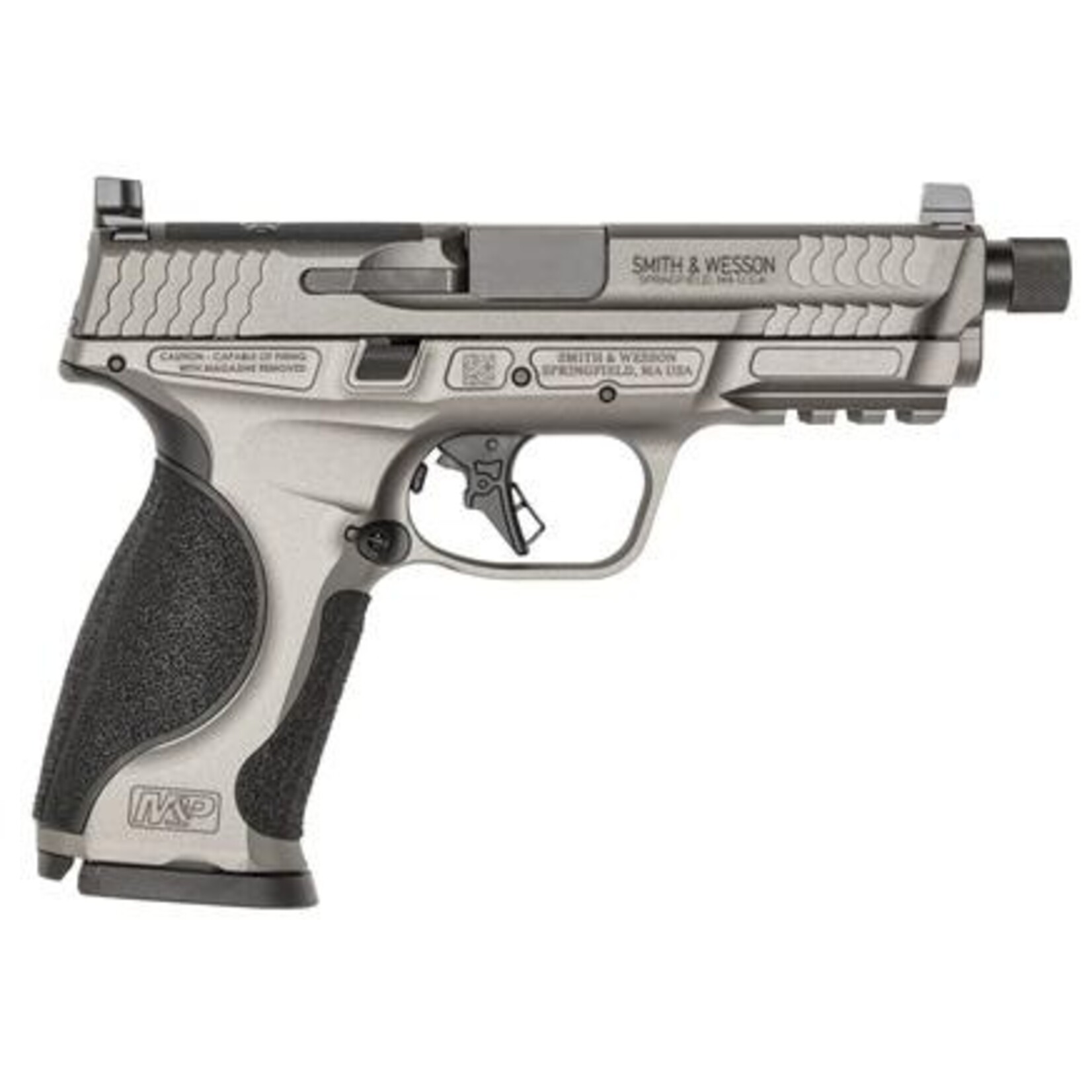 SMITH & WESSON S&W M&P9 METAL 9MM, 4.62'' THREADED BBL, TUNGSTEN GREY, 17+1