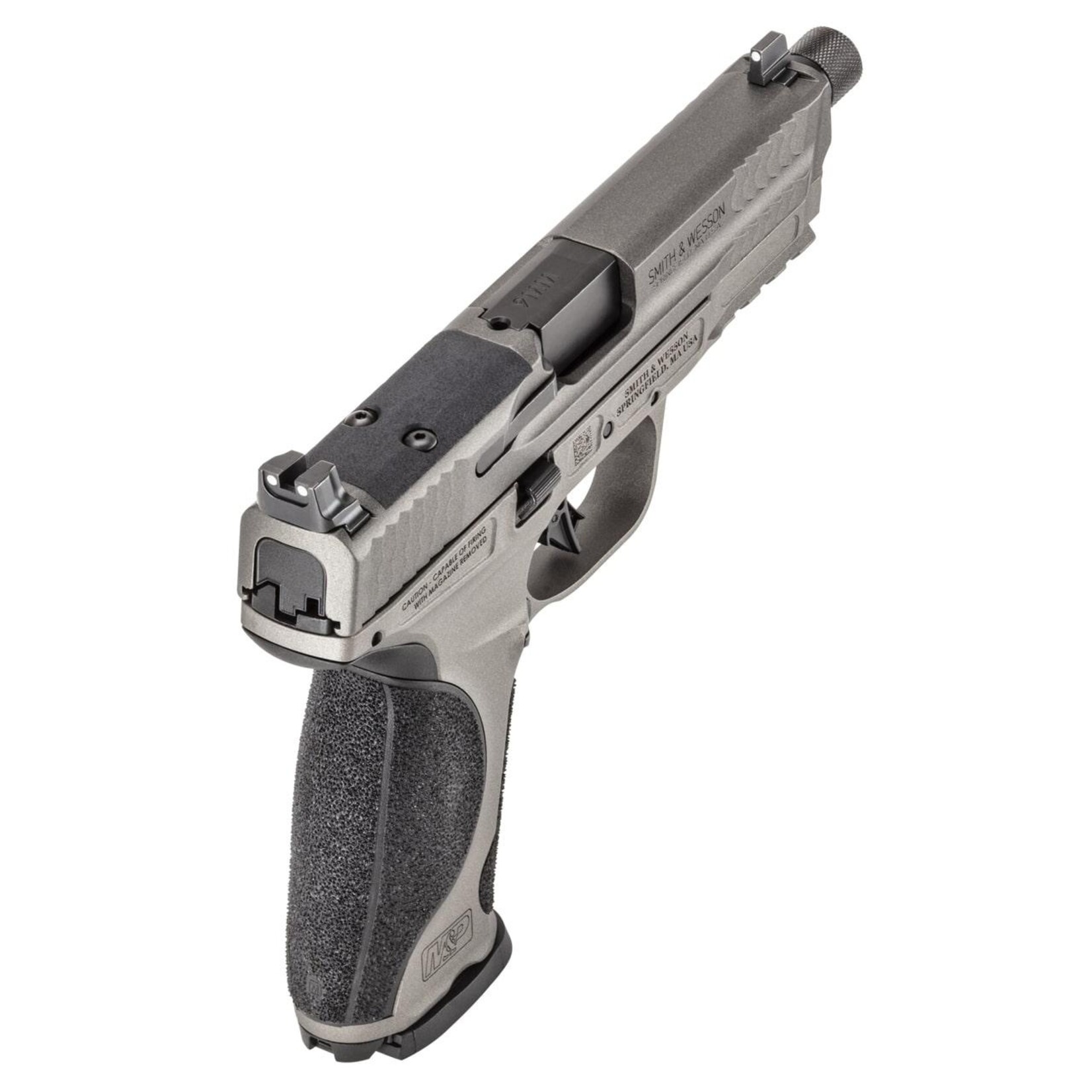 SMITH & WESSON S&W M&P9 METAL 9MM, 4.62'' THREADED BBL, TUNGSTEN GREY, 17+1