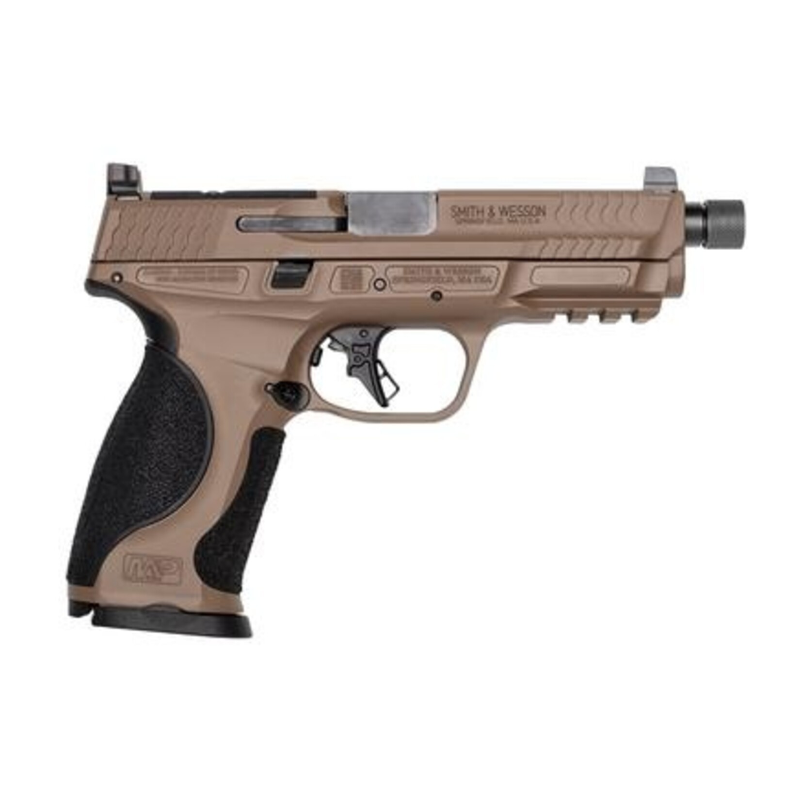 SMITH & WESSON S&W M&P9 METAL 9MM, 4.62'' THREADED BBL, FDE, 17+1
