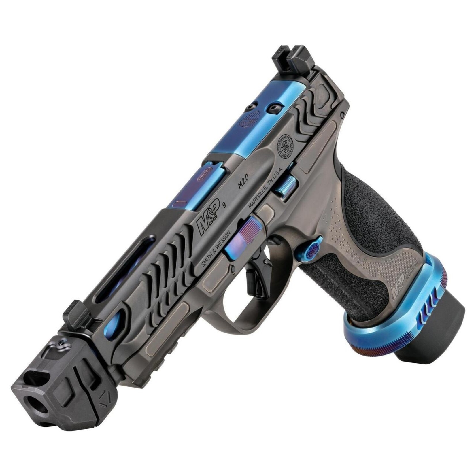SMITH & WESSON S&W M&P2.0 SPEC SERIES 9MM, 4.87''BBL, ARMORITE/BLK, 23+1