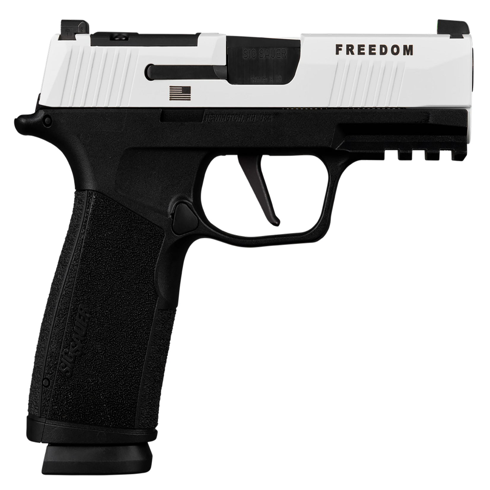 SIG SAUER SIG SAUER, P365, X-MACRO -FREEDOM- , 9MM, 3.7''BBL, BLK/WHT, 17+1