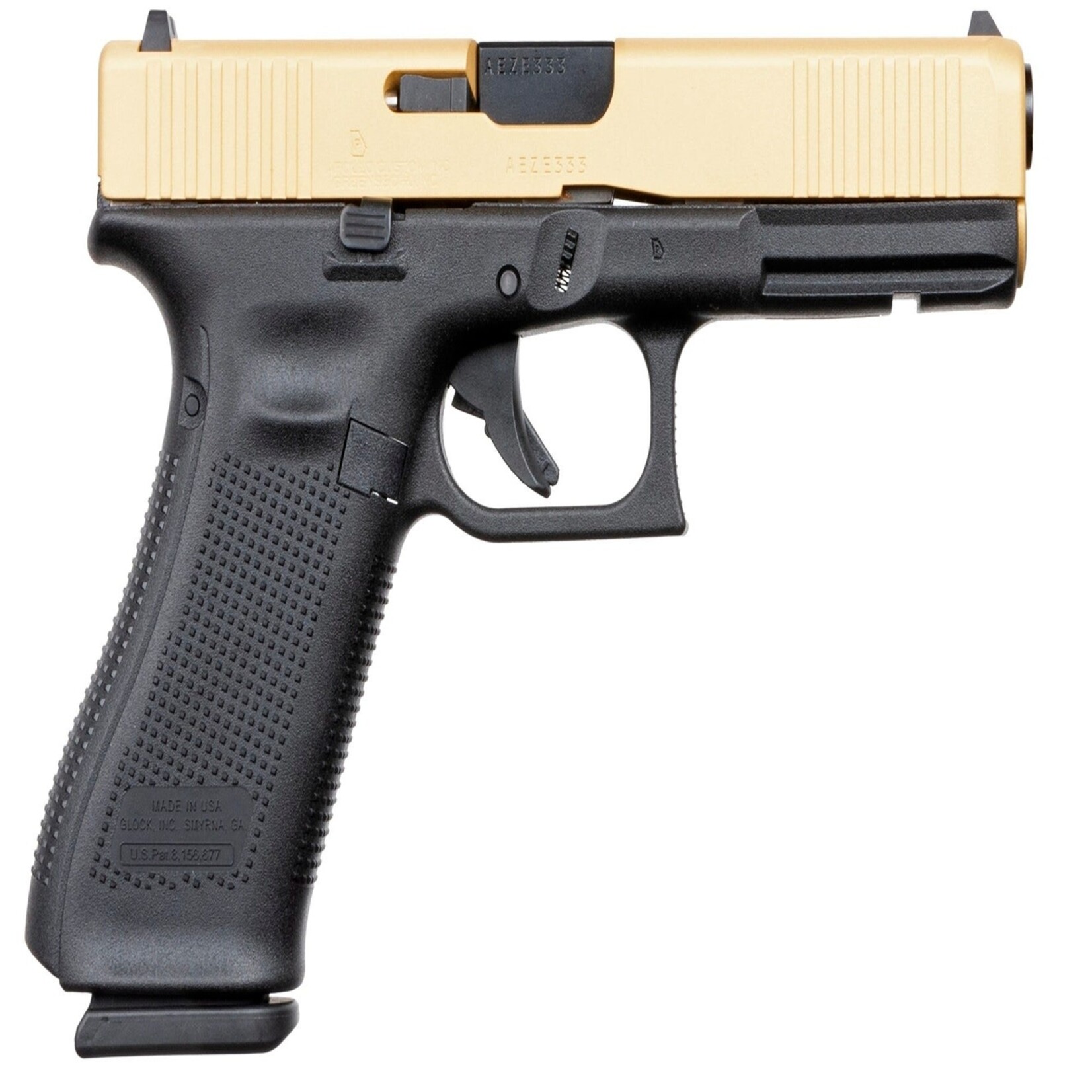 GLOCK GLOCK G17 GEN5 9MM, 4.45''BBL, GOLD, 17+1
