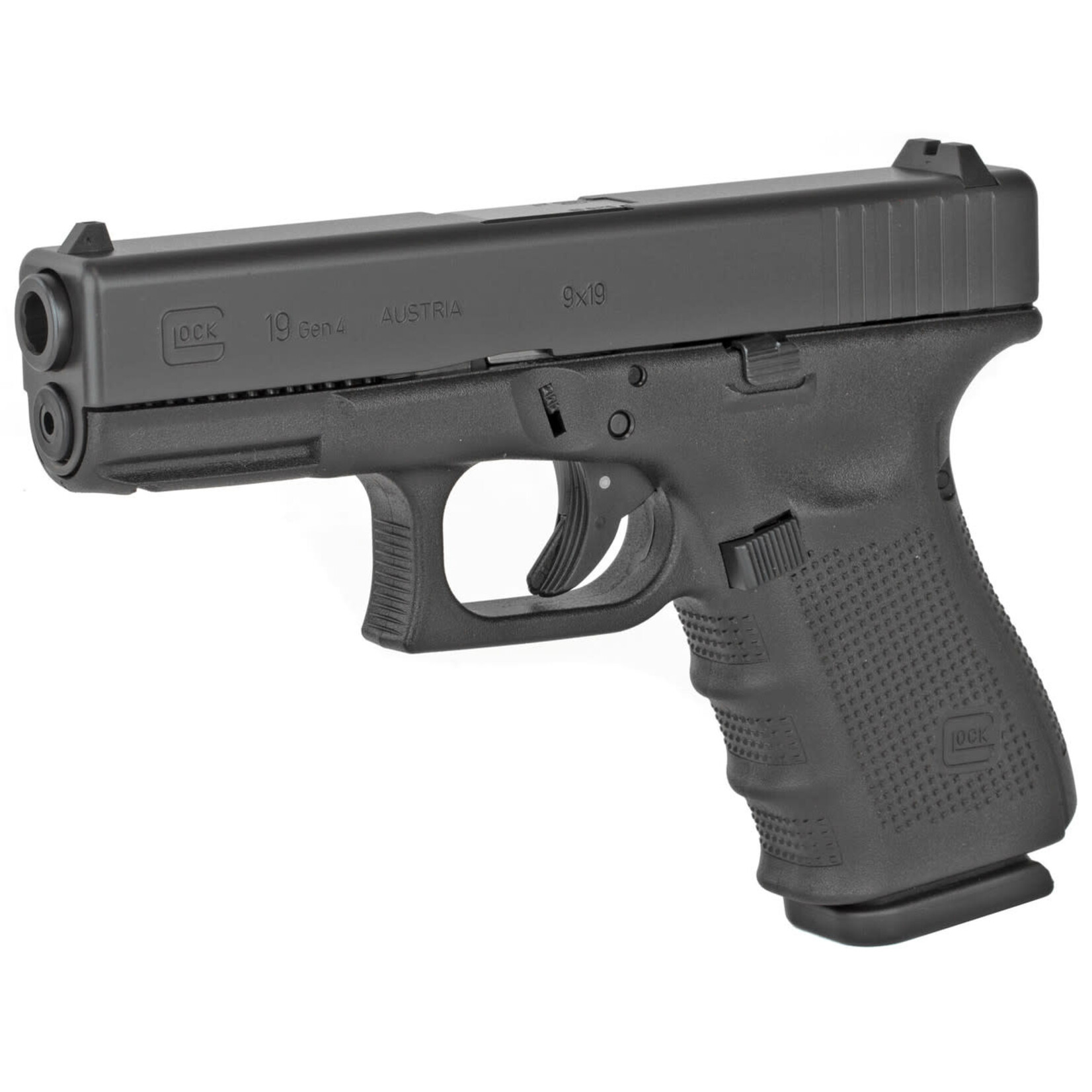 GLOCK GLOCK G19 GEN4 9MM, 4.0''BBL, BLK, 15+1