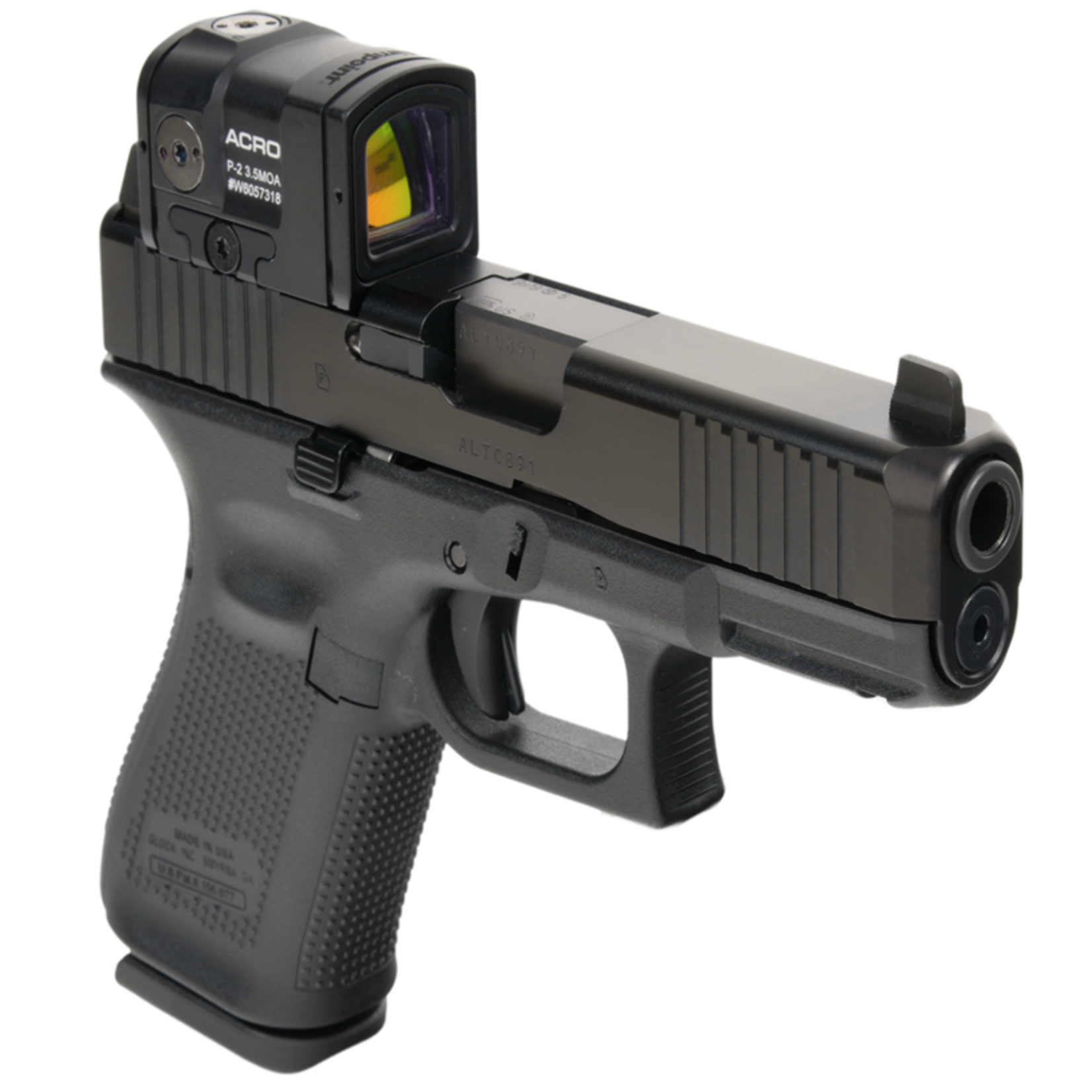 GLOCK GLOCK G19 GEN5 ACRO P2, 9MM, 4.02''BBL, BLK, 10+1