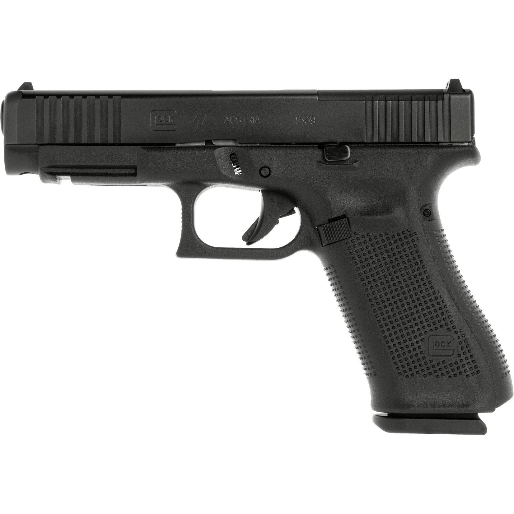 GLOCK GLOCK G47 GEN5 MOS, 9MM, 4.49'' BBL, BLK, 17+1