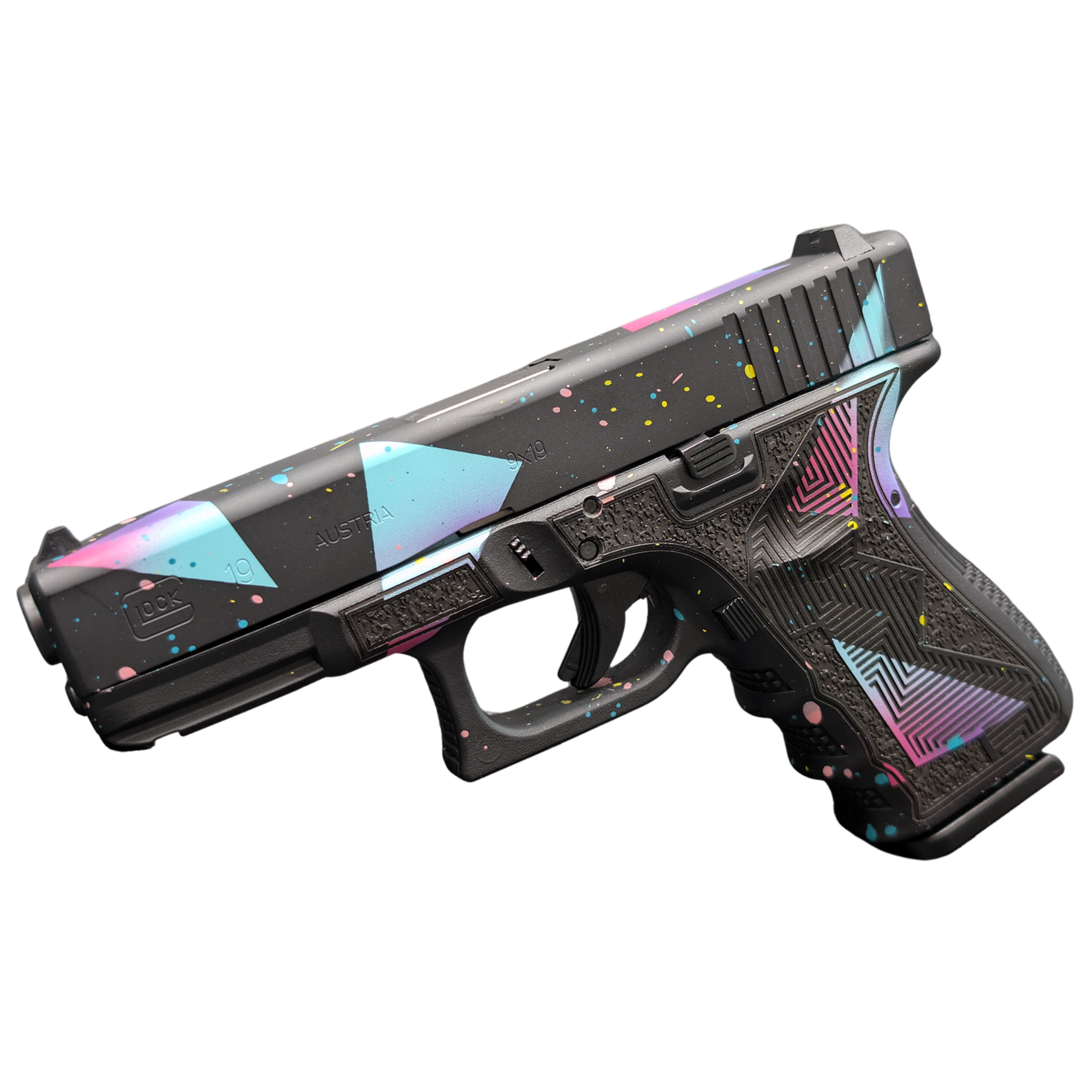 GLOCK GLOCK G19 GEN3 9MM, 4.02''BBL, 80'S PARTY DISCO, 15+1