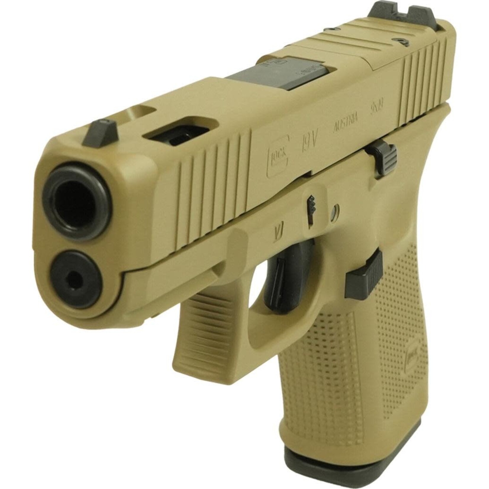 GLOCK GLOCK G19 GENV, 9MM, 4.02''BBL PORTED, FDE, 15+1