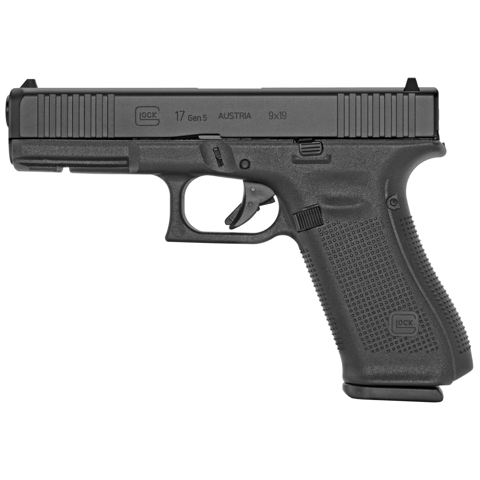 GLOCK GLOCK G17 GEN5, 9MM, 4.49" BBL, BLACK, 17+1