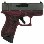 GLOCK GLOCK G43 9MM 3.4"BBL 6+1 CHERRY & PAISLEY