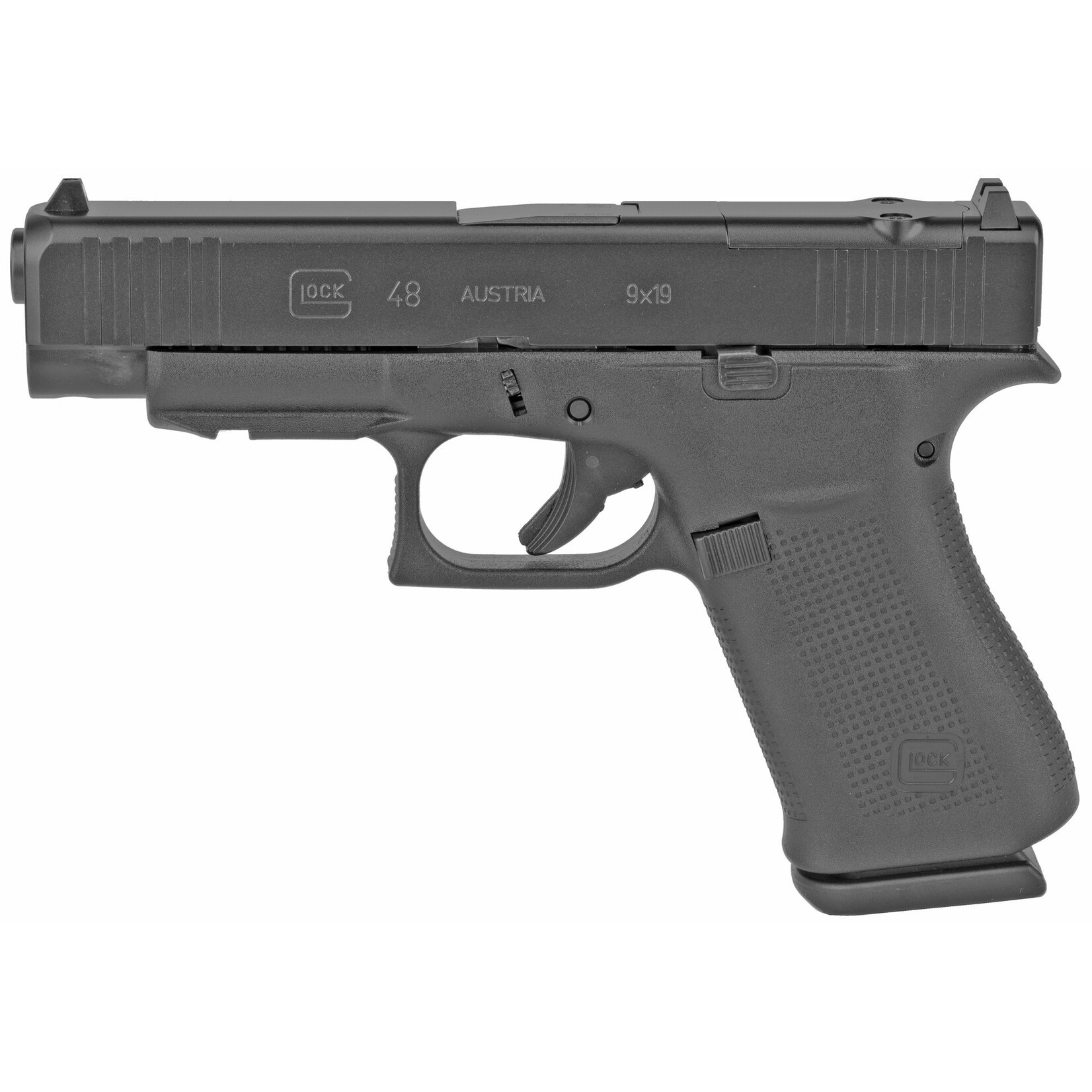 GLOCK GLOCK, G48 MOS, 9MM, 4"BBL, BLK, 10+1