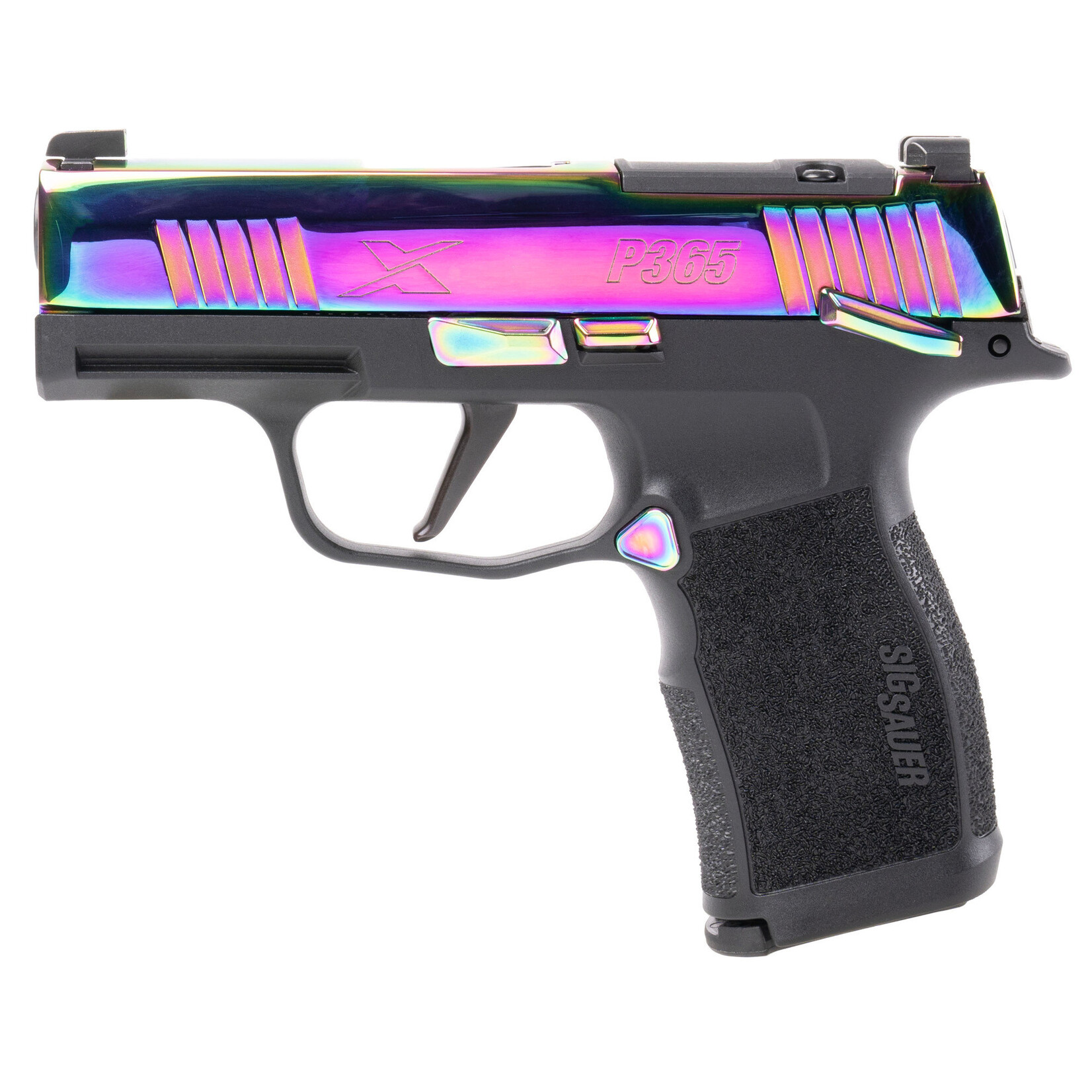 SIG SAUER SIG SAUER, P365, 9MM, RAINBOW TITANIUM, 3.1"BBL, 12+1