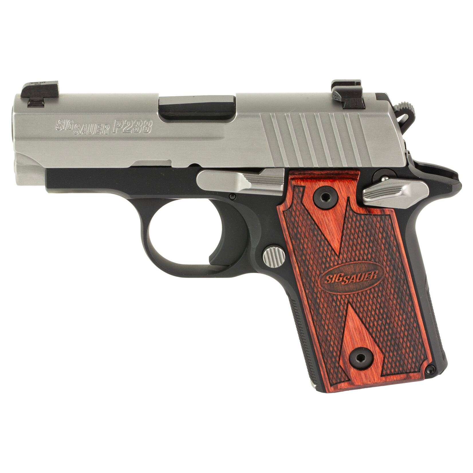 SIG SAUER, P238, 380ACP, WOOD GRIP, 7+1