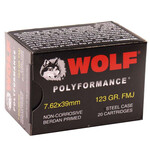 WOLF AMMO *BULK* WOLF 7.62X39 123GR FML STEEL 1000 RNDS