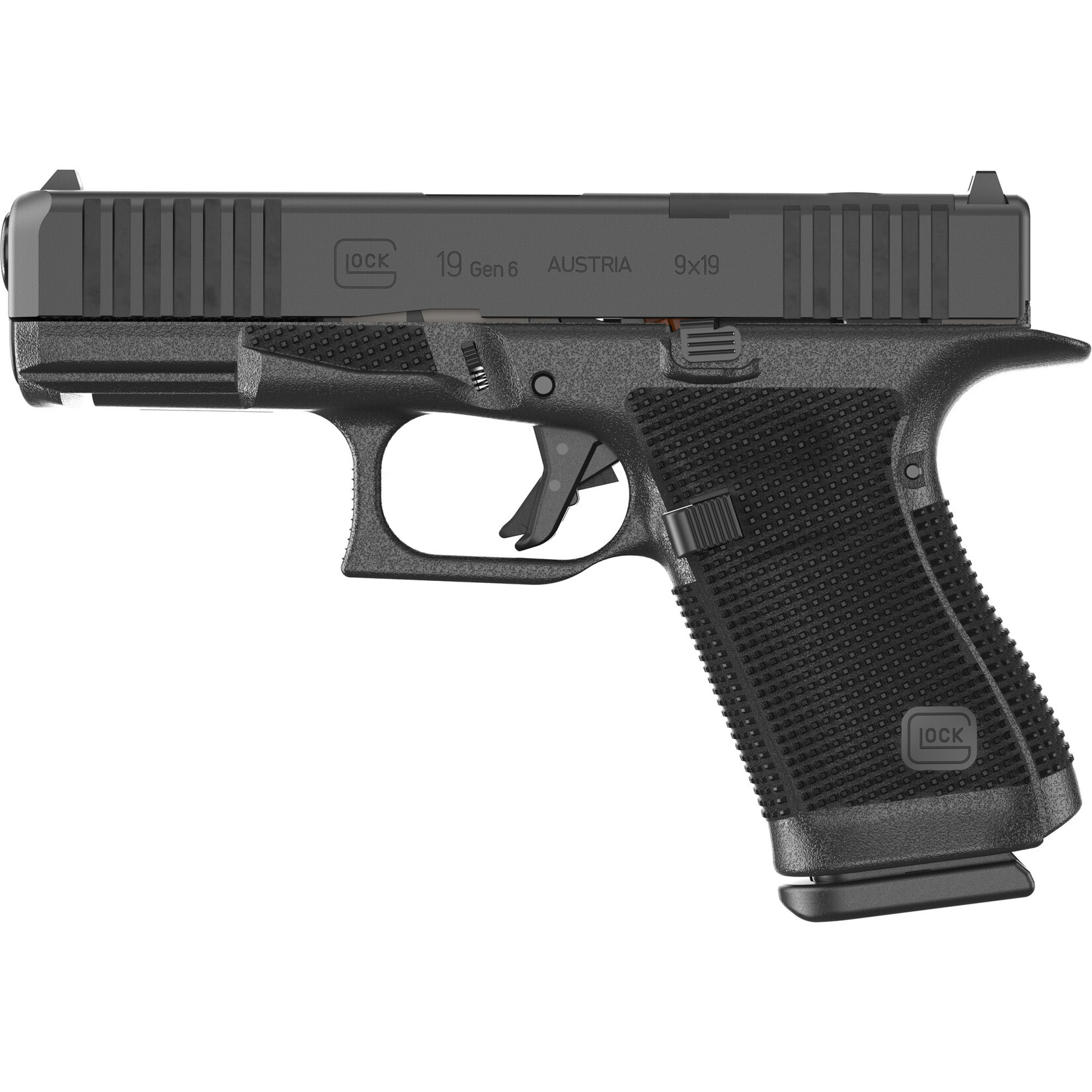 GLOCK GLOCK G19 GEN6 9MM, 4.02''BBL, BLK, 15+1