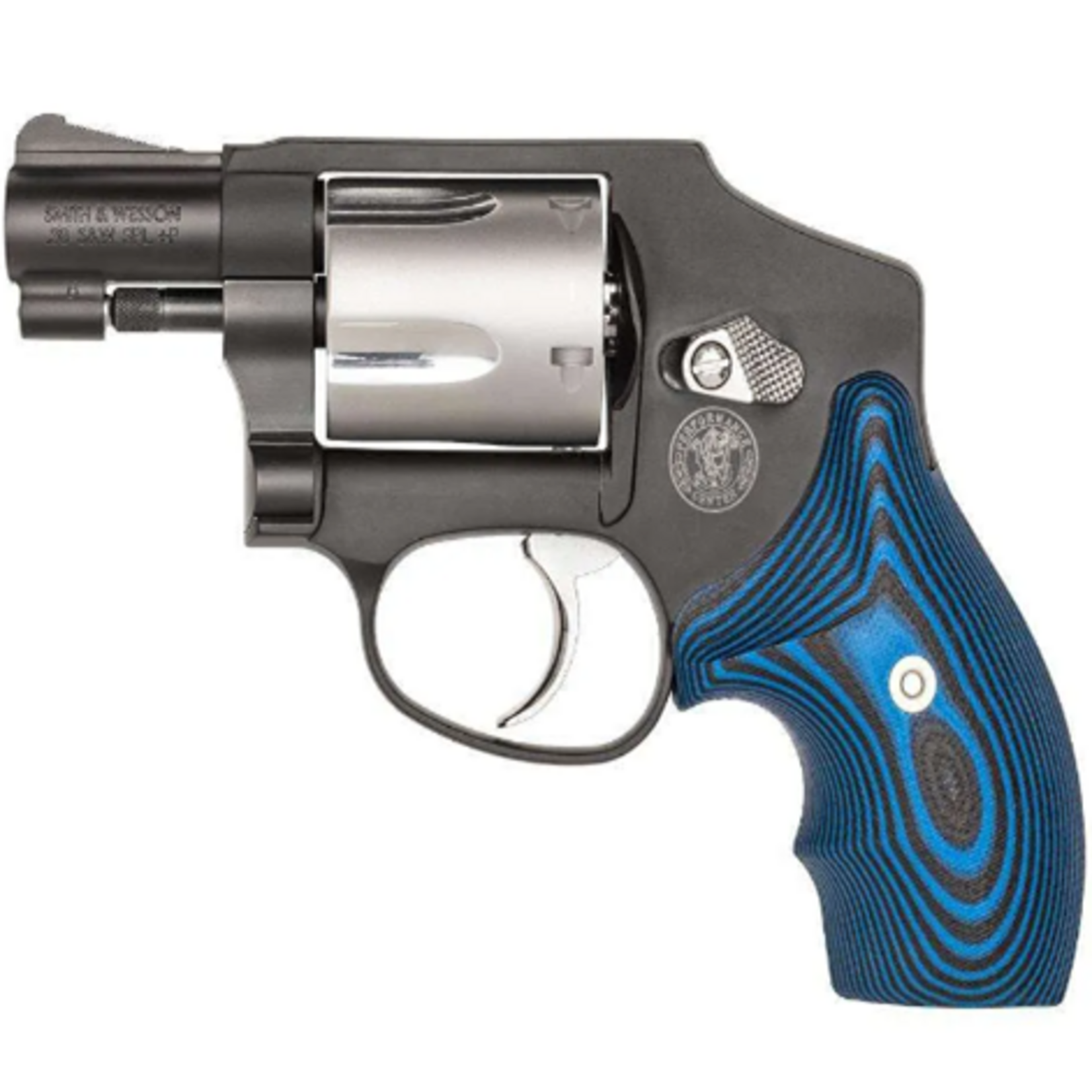 SMITH & WESSON S&W MODEL 442, 38SPL +P, 1.88''BBL, BLK W/VZ GRIPS, 5SHOT