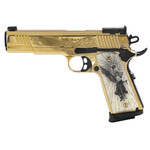 GIRSAN FIREARMS GIRSAN MC1911 38 SUPER, 5.0''BBL, GOLD W/ PRL GRIPS, 9+1