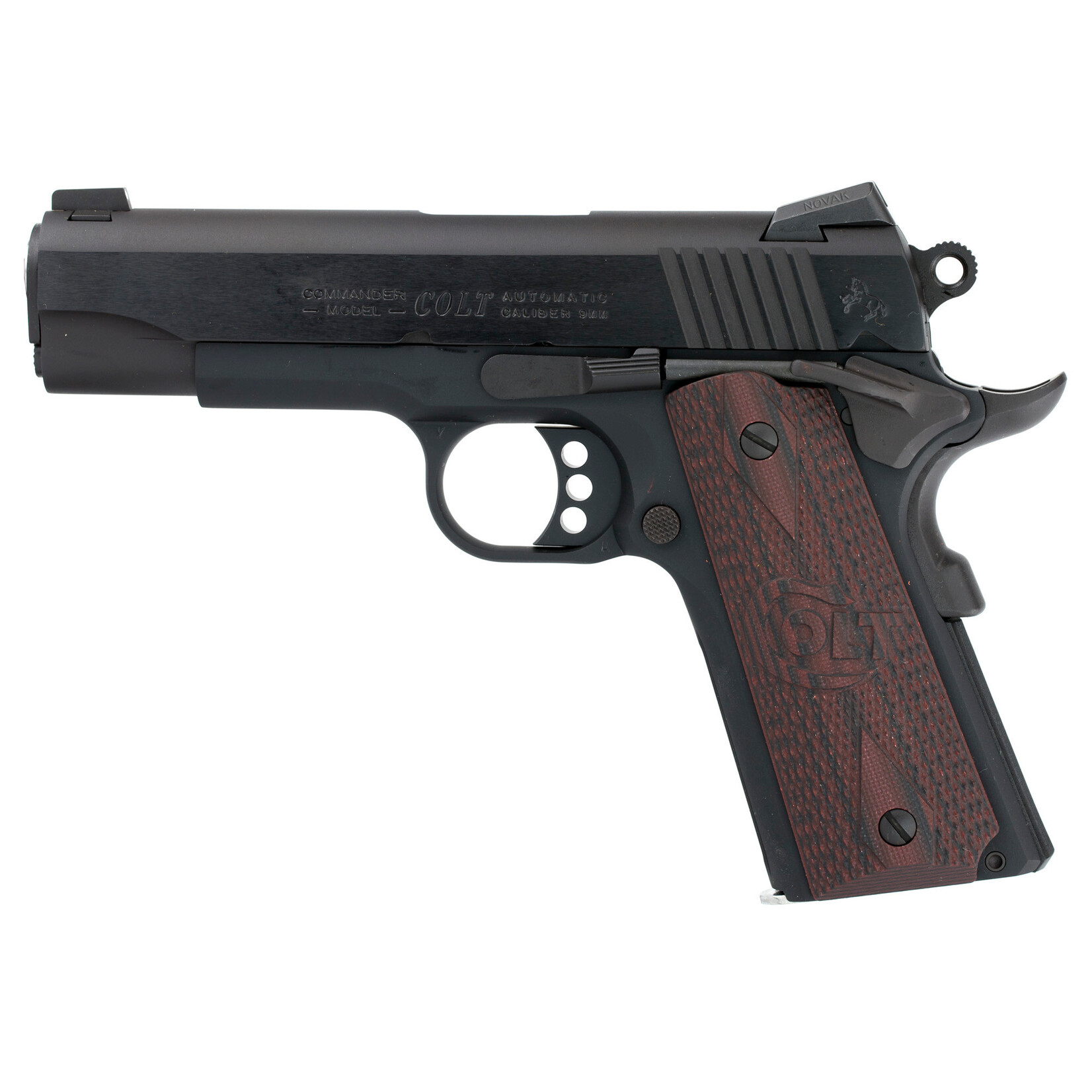 COLT ARMS COLT 1911 LW COMMANDER 9MM, 4.25''BBL, BLUED, 9+1