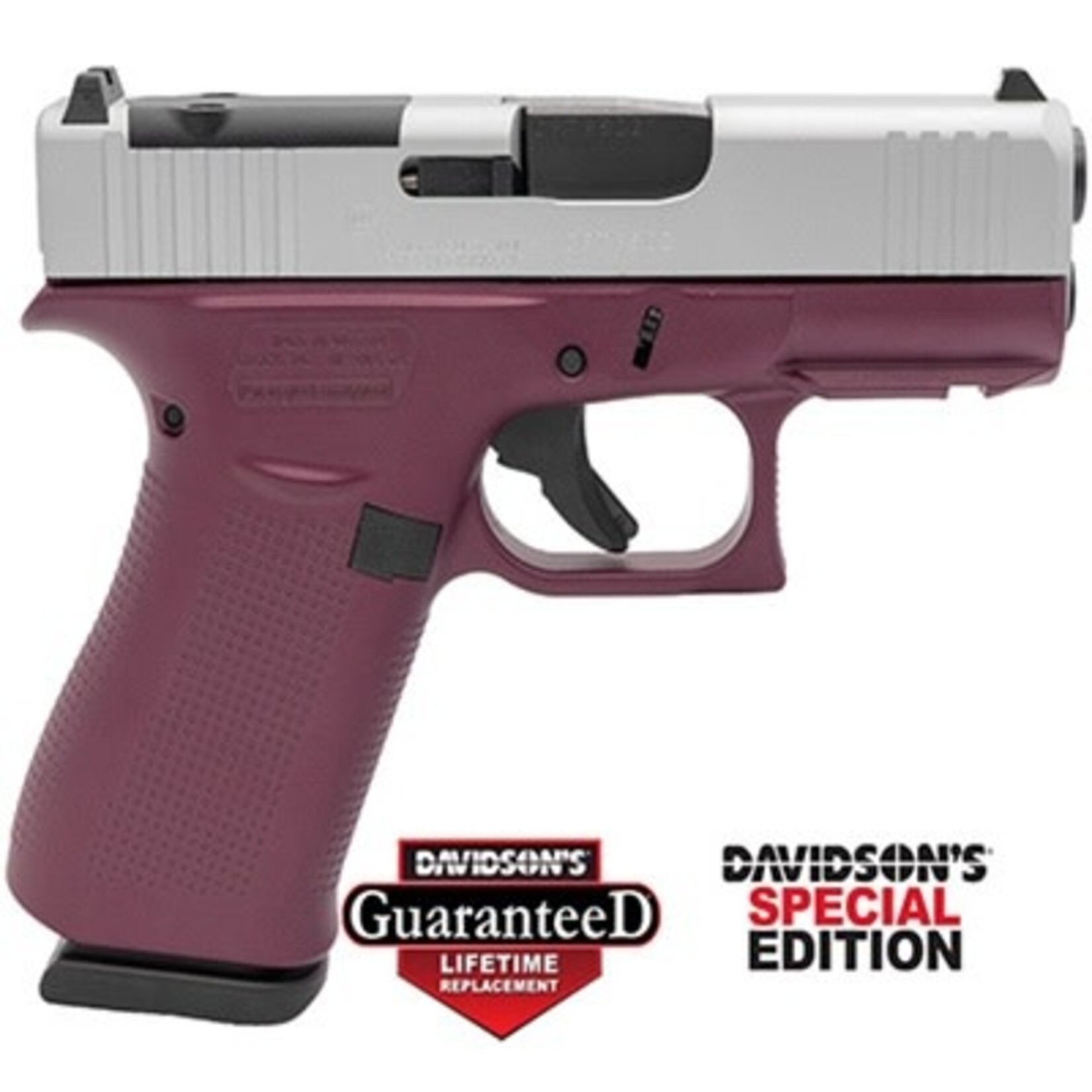 GLOCK GLOCK 43X MOS BLK CHRY / SATIN 9MM 10+1